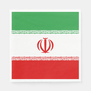 Iran-Flagge Serviette