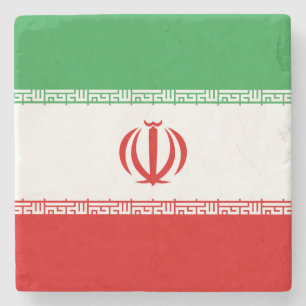 Iran-Flagge Steinuntersetzer