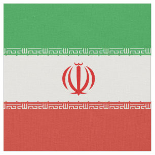 Iran-Flagge Stoff