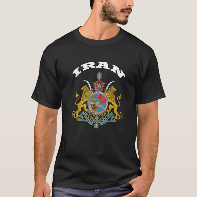 Iran Flaggensouvenir iranisch-persisch T-Shirt (Vorderseite)