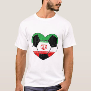 Iran Fußball-Fahnenflagge Flaggenflagge 2022 für F T-Shirt