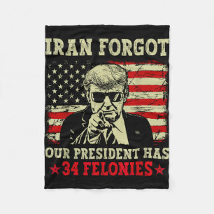 Iran hat vergessen, dass der Präsident 34 Verbrech Fleecedecke