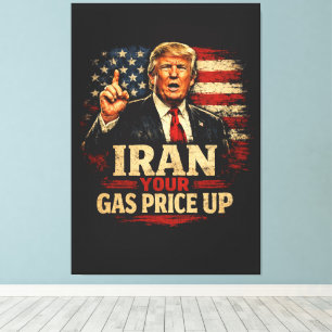 Iran hebt euren Gaspreis Leinwanddruck