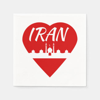 Iran Liebe Iran Serviette