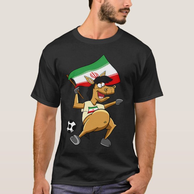 Iran Pferdefan T-Shirt (Vorderseite)