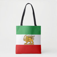 Iran Pin, persische Flagge mit Löwe, Schah von Ira