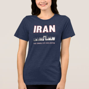 Iran Pride Iran Persia Wiege der Zivilisation Tri-Blend Shirt