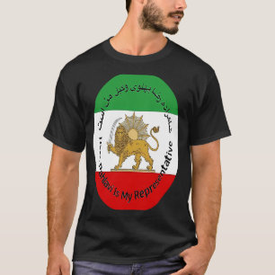 Iran Reza Pahlavi ist meine Repräsentantin Frauen T-Shirt