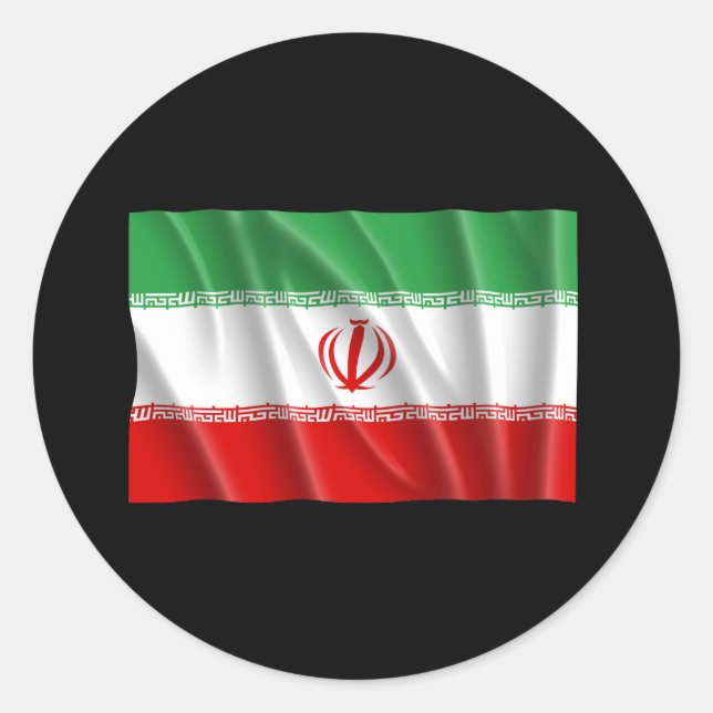 IRAN RUNDER AUFKLEBER (Vorderseite)