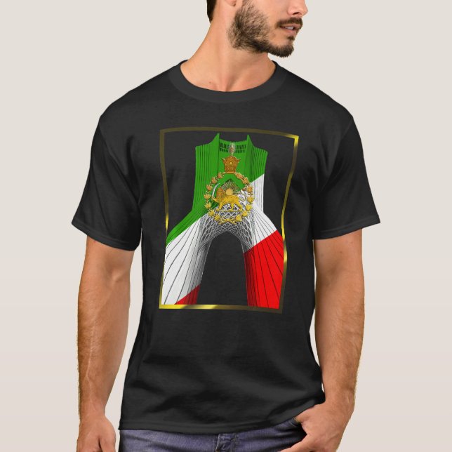 Iran Shahyad Tower AKA Azadi Tower with Pahlavi su T-Shirt (Vorderseite)