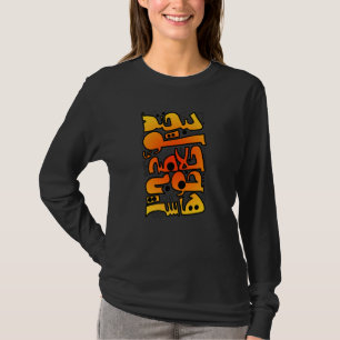 Iran und iranisches Gedicht auf Farsi 0range T-Shirt