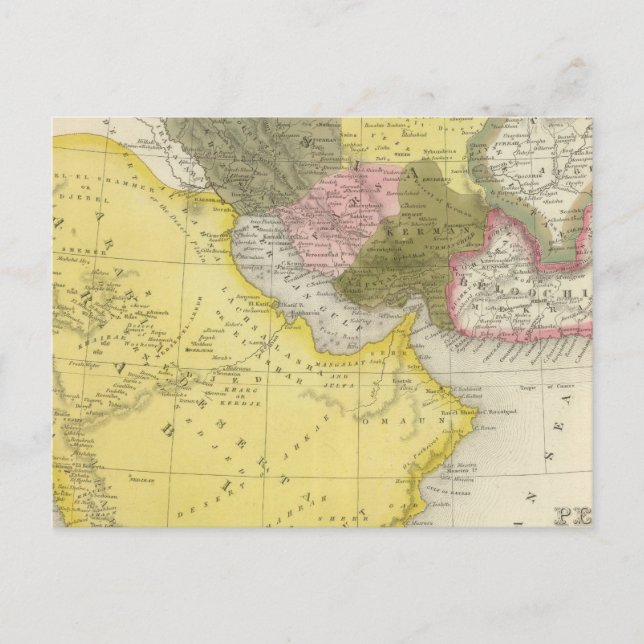 Iran und Saudi-Arabien Postkarte (Vorderseite)