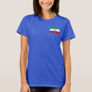 Iranflaggen- und -karten-DK-T - Shirt