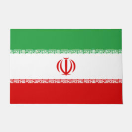 Iranische Flagge (Iran) (Persisch) Fußmatte
