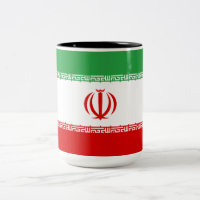 Iranische Flagge (Iran) (Persisch)