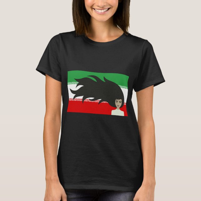 iranische Frauen gegen Hijab-Protest T-Shirt (Vorderseite)