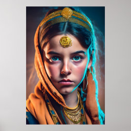 Iranisches Mädchen Poster