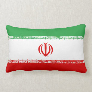Iranisches (persisches) Flaggenkissen Lendenkissen
