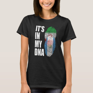 iranisches und guatemaltekisches Mix-DNA-Flaggenge T-Shirt