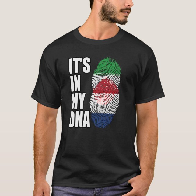 iranisches und holländisches Misch-DNA-Flaggengebi T-Shirt (Vorderseite)