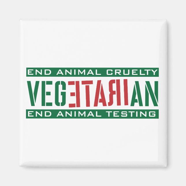 Irate Vegetarian Magnet (Vorne)