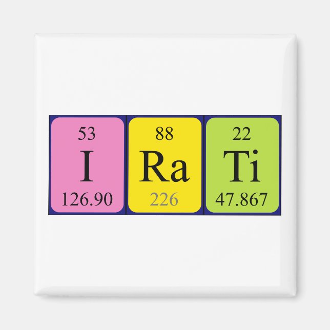 Irati Periodenmagnet Magnet (Vorne)