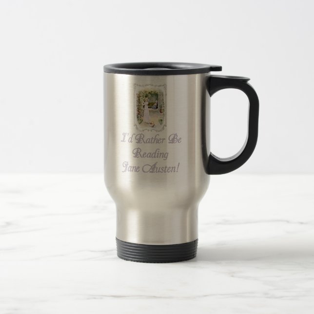 IRBR Jane Austen! Reise-Tasse, 2 Farben Reisebecher (Rechts)