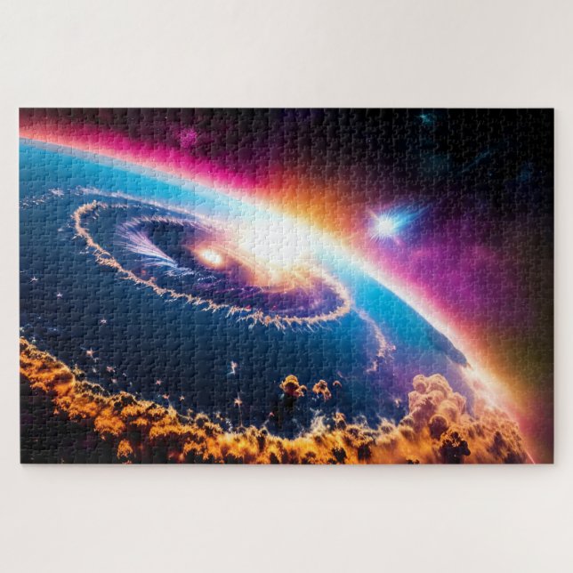 Irdischer galaktischer Weltraumphänomenale Hurrika (Horizontal)