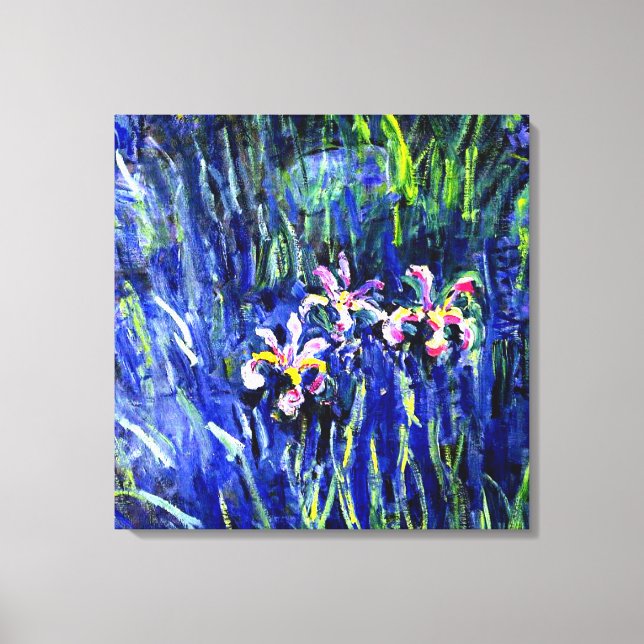 Ire, berühmtes Blumenbild von Claude Monet, Leinwanddruck (Vorderseite)