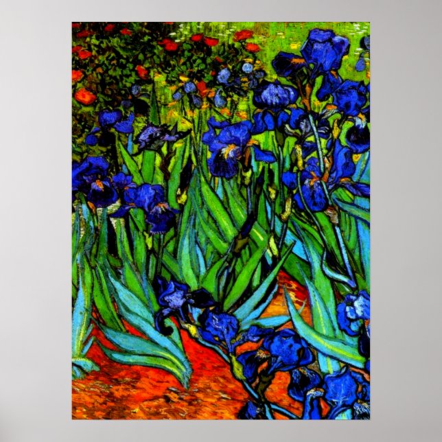 Ire, das berühmte Blumenbild von Van Gogh, Poster (Vorne)