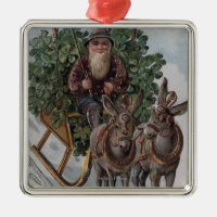 Ire, der Sleigh der Kleeblätter fährt