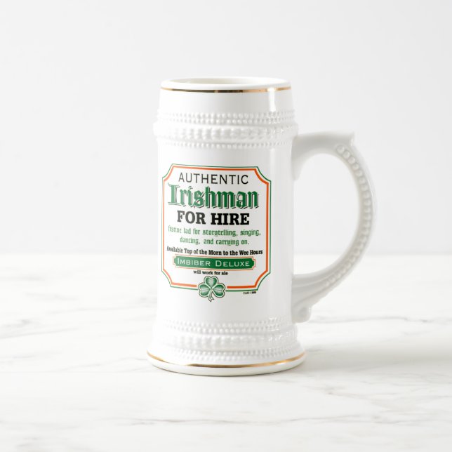 Ire für Mietbier-Tasse Bierglas (Rechts)