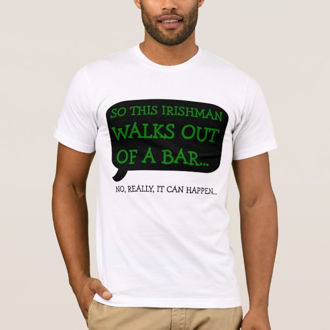 Ire geht aus Bar-T - Shirt heraus (Vorderseite)