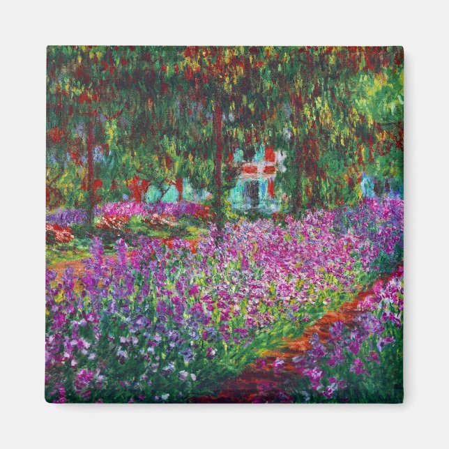 Ire im Monet-Garten Magnet (Vorne)