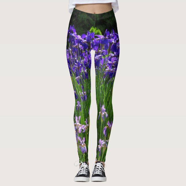 Ire Shades of Lila and Green Leggings (Vorderseite)