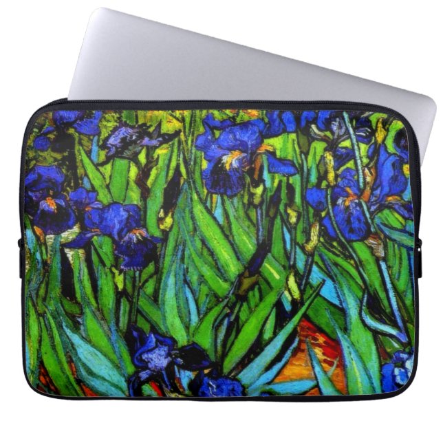 Ire, Van Gogh's berühmtes Blumenbild Laptopschutzhülle (Vorderseite)