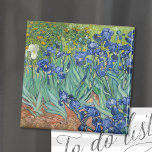 Ire | Vincent Van Gogh Magnet<br><div class="desc">Ire (1889) von dem niederländischen post-impressionistischen Künstler Vincent Van Gogh. Original Landschaftsmalerei ist ein Öl auf der Leinwand,  das einen Garten blühender Iris-Blume zeigt. Verwenden Sie die Entwurfstools,  um einen benutzerdefinierten Text hinzuzufügen oder das Bild zu personalisieren.</div>