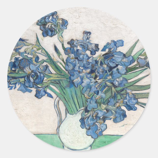 Ire | Vincent van Gogh Runder Aufkleber (Vorderseite)