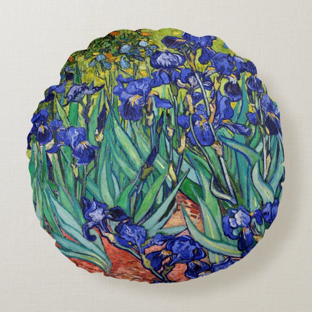 Ire von Vincent van Gogh Rundes Kissen (Vorderseite)