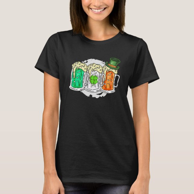 Ireland beer Irish St Patrick's Day T-Shirt (Vorderseite)