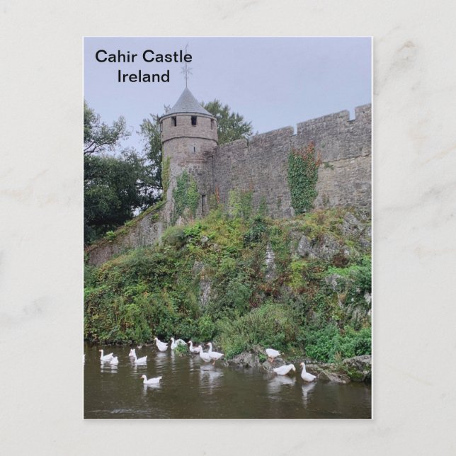 Ireland Cahir Castle, Cahir, Grafschaft Tipperary Postkarte (Vorderseite)