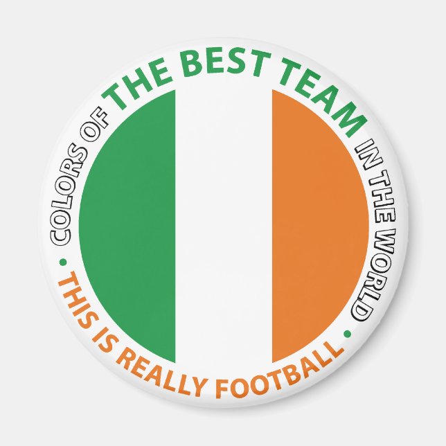 Ireland Irland Art Shield Magnet (Vorne)