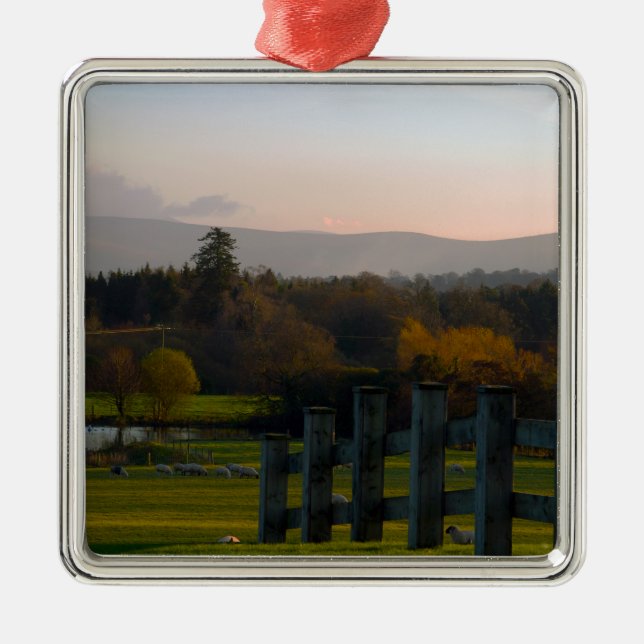 Ireland is Beautiful Silbernes Ornament (Vorne)