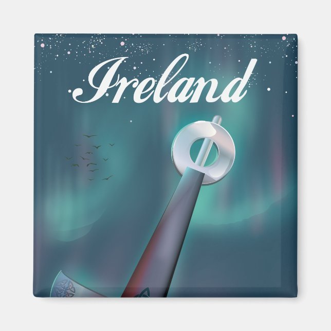 Ireland keltisches Schwert Magnet (Vorne)