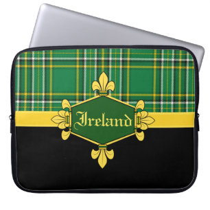 Ireland National Tartan, Customizing with name Laptopschutzhülle