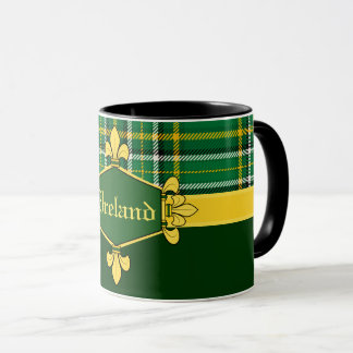 Ireland National Tartan, Customizing with name Tasse