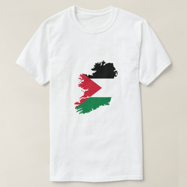 Ireland Palestine - One Struggle, One Fight Premiu T-Shirt (Design vorne)