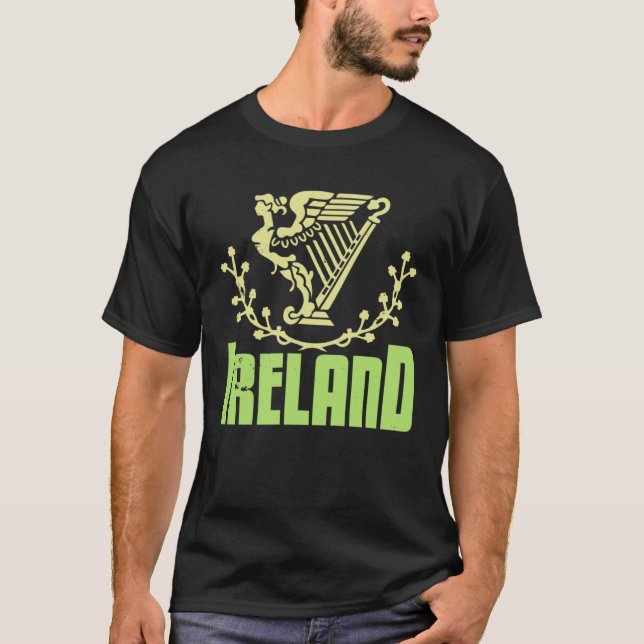 Ireland USA America Irish Gaelic American T-Shirt (Vorderseite)