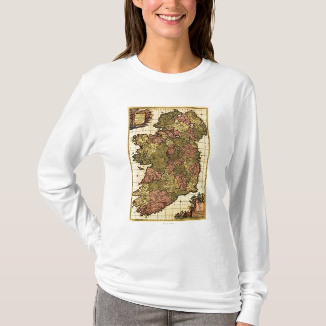 IrelandPanoramic MapIreland T-Shirt (Vorderseite)