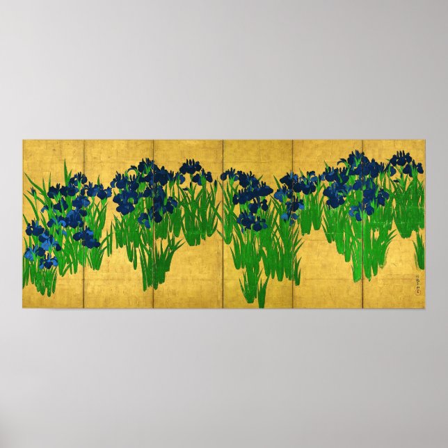 Iren auf Gold Poster (Vorne)